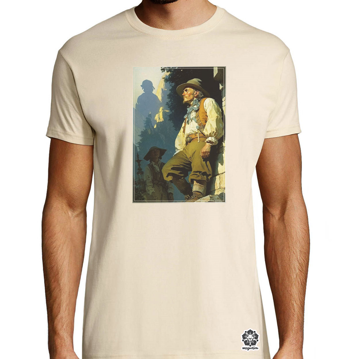 N. C. Wyeth festmény v3 egyedi póló 