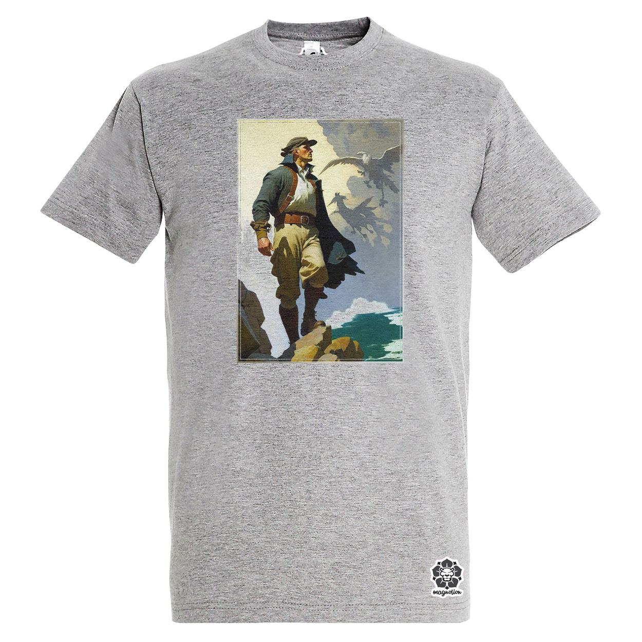 N. C. Wyeth festmény v7 egyedi póló 