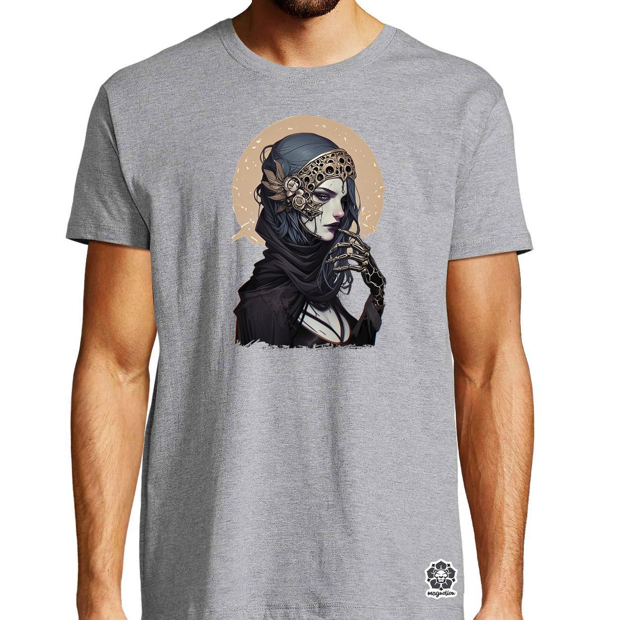 Dark cyberpunk portré v2 egyedi póló 