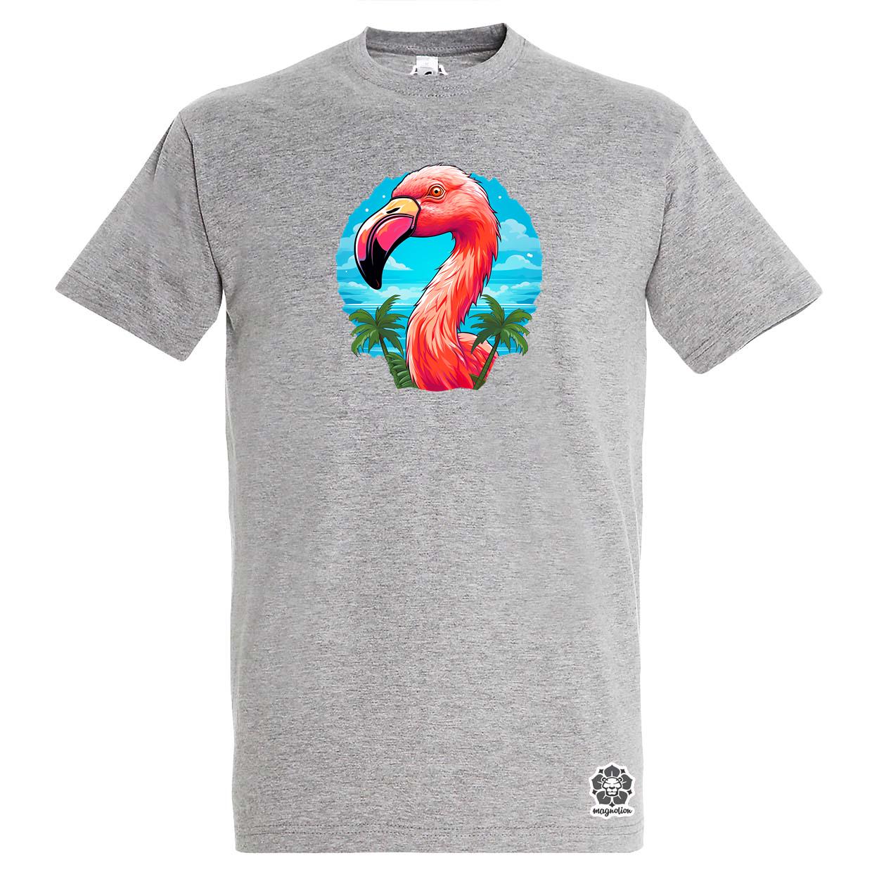 Flamingó nyaral v1 egyedi póló 