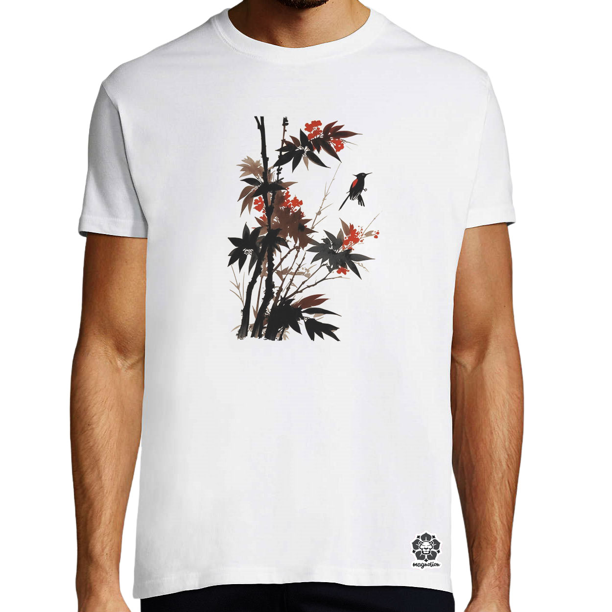 Qi Baishi természet fanart v1 egyedi póló 