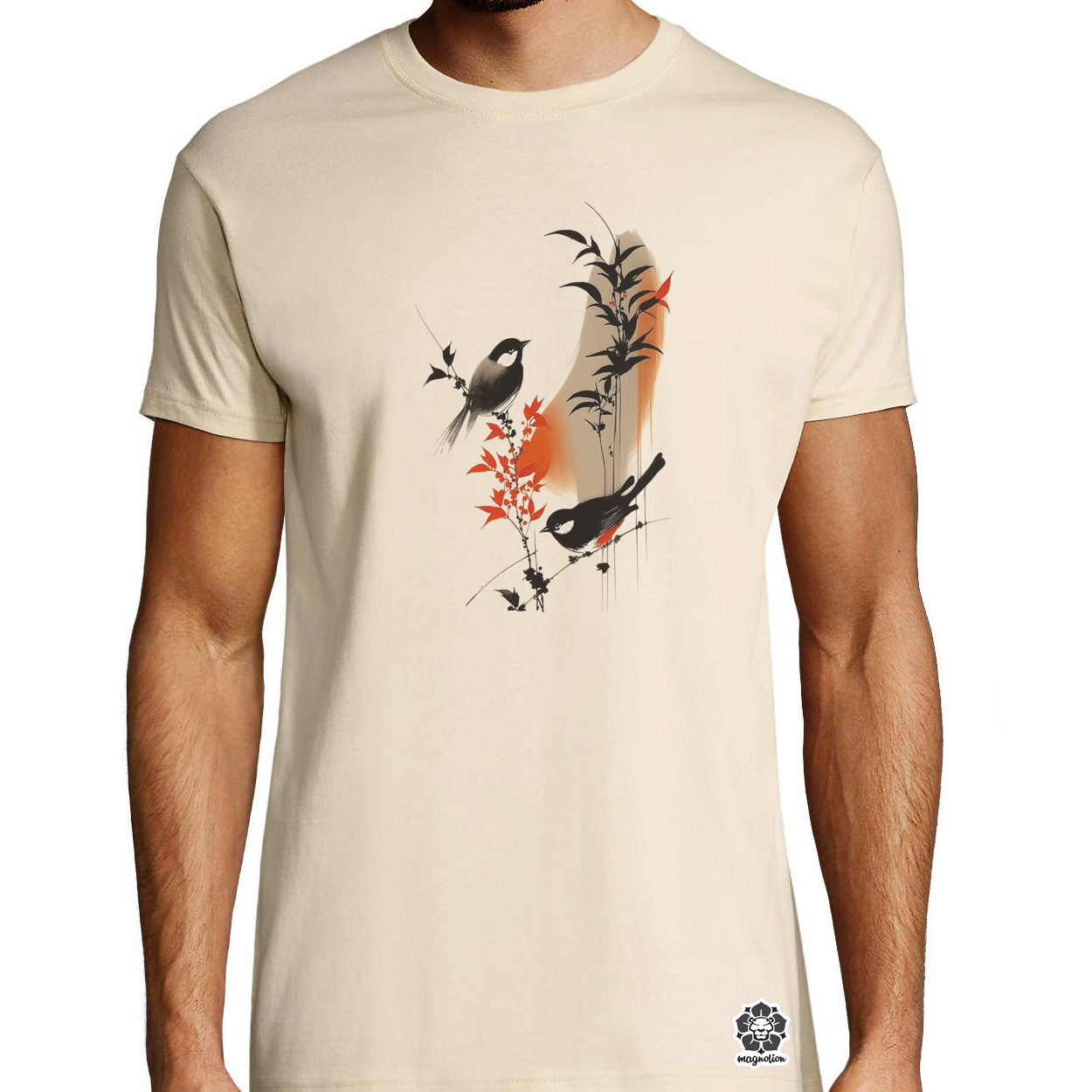 Qi Baishi természet fanart v3 egyedi póló 