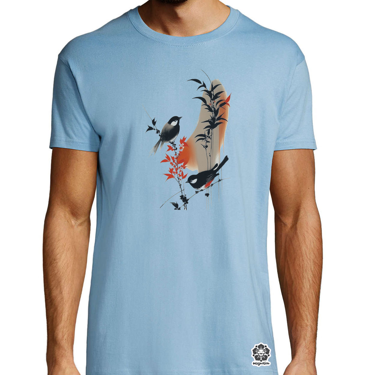 Qi Baishi természet fanart v3 egyedi póló 