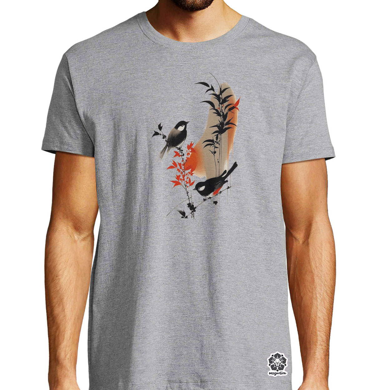 Qi Baishi természet fanart v3 egyedi póló 