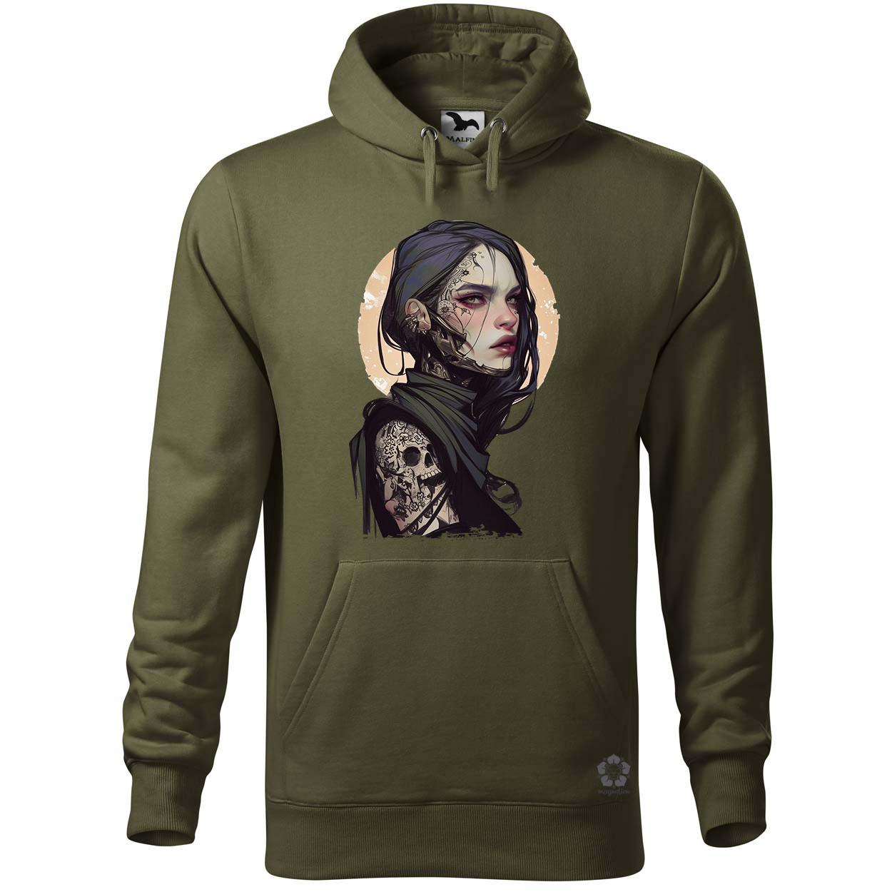 Dark cyberpunk portré v13 egyedi  pulóver 
