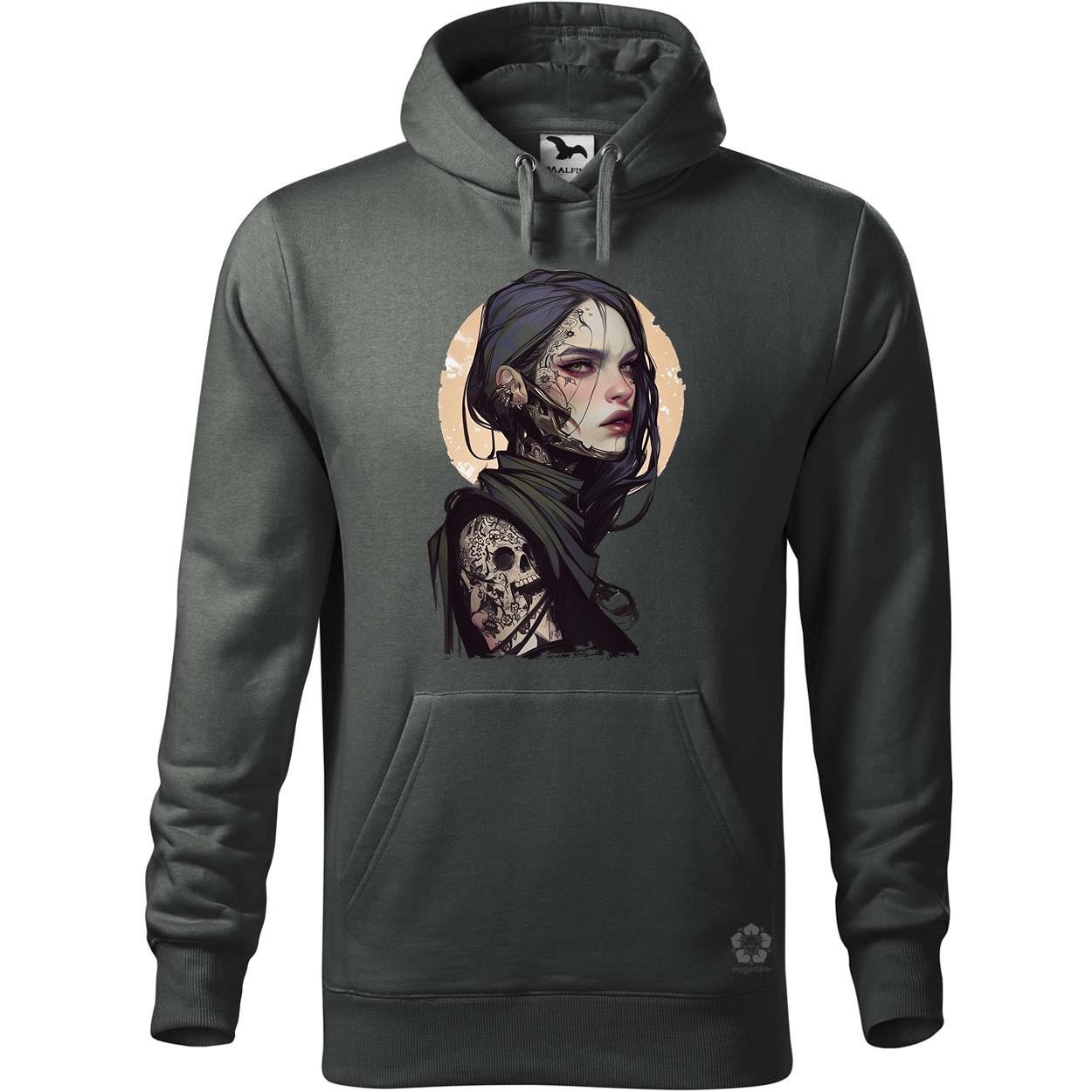 Dark cyberpunk portré v13 egyedi  pulóver 