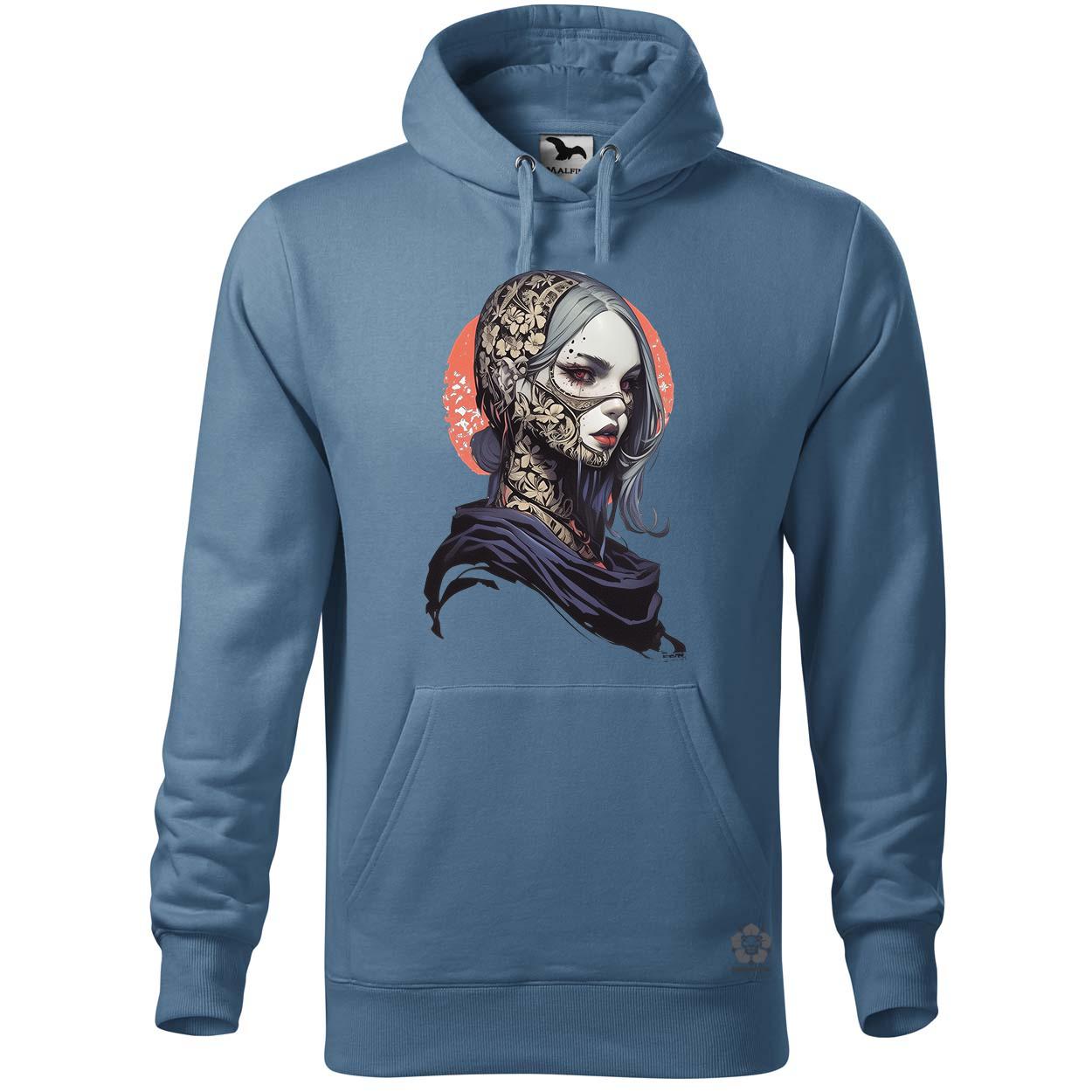 Dark cyberpunk portré v5 egyedi  pulóver 