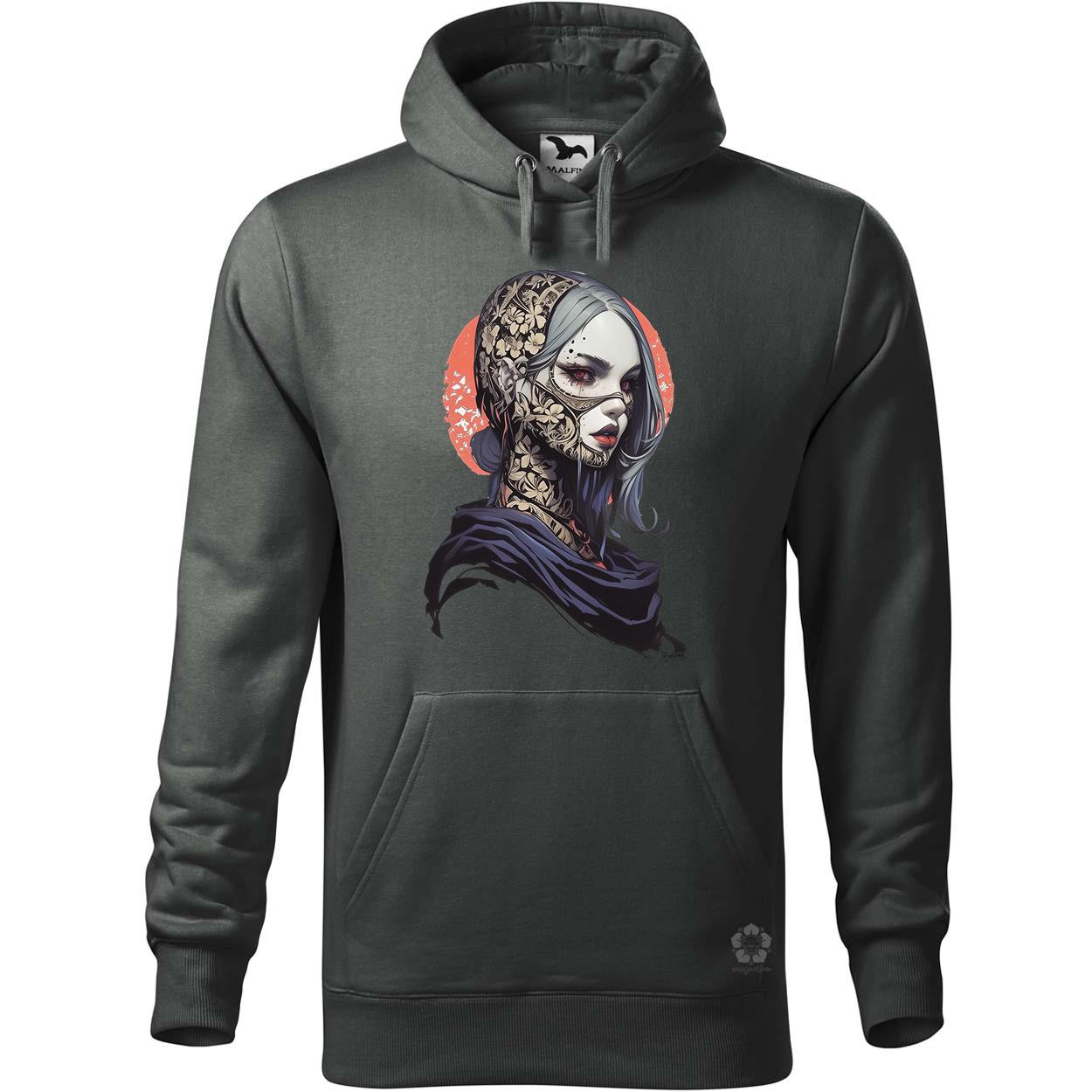 Dark cyberpunk portré v5 egyedi  pulóver 