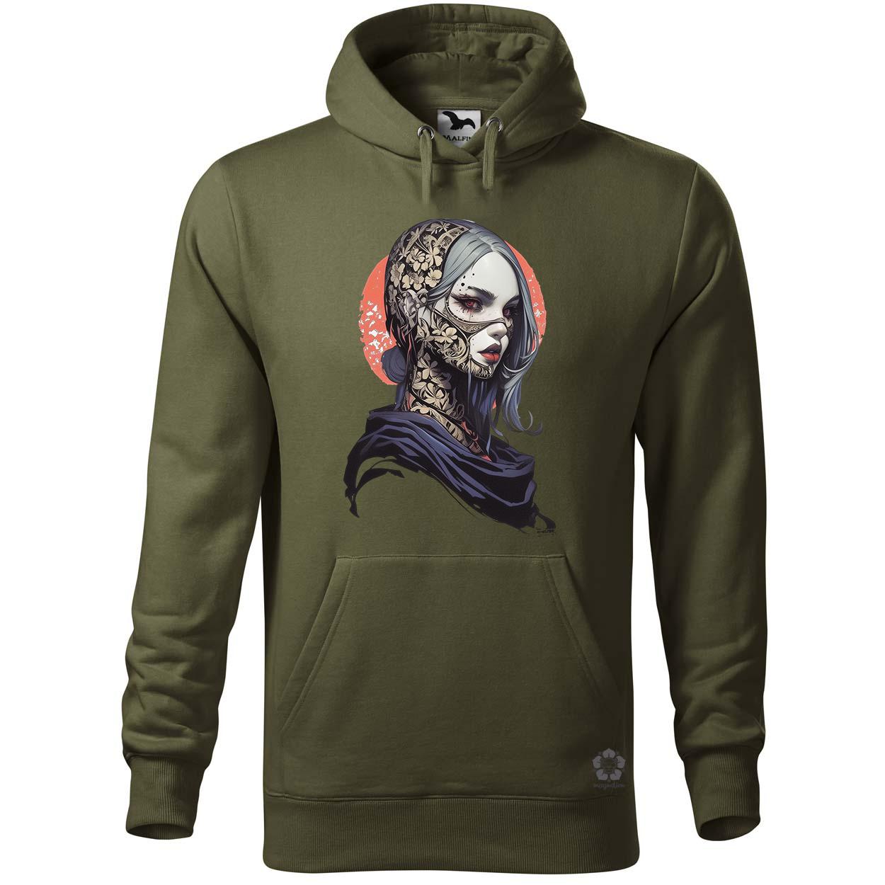 Dark cyberpunk portré v5 egyedi  pulóver 