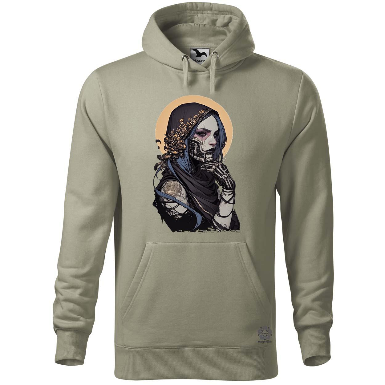 Dark cyberpunk portré v9 egyedi  pulóver 