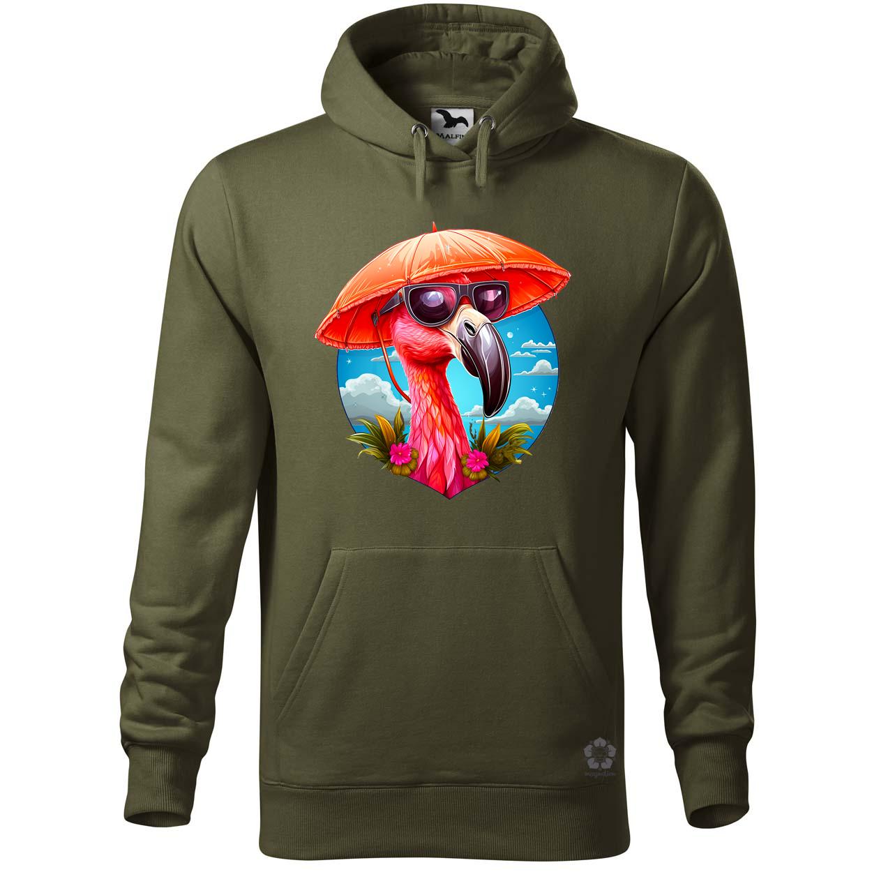 Flamingó nyaral v2 egyedi  pulóver 