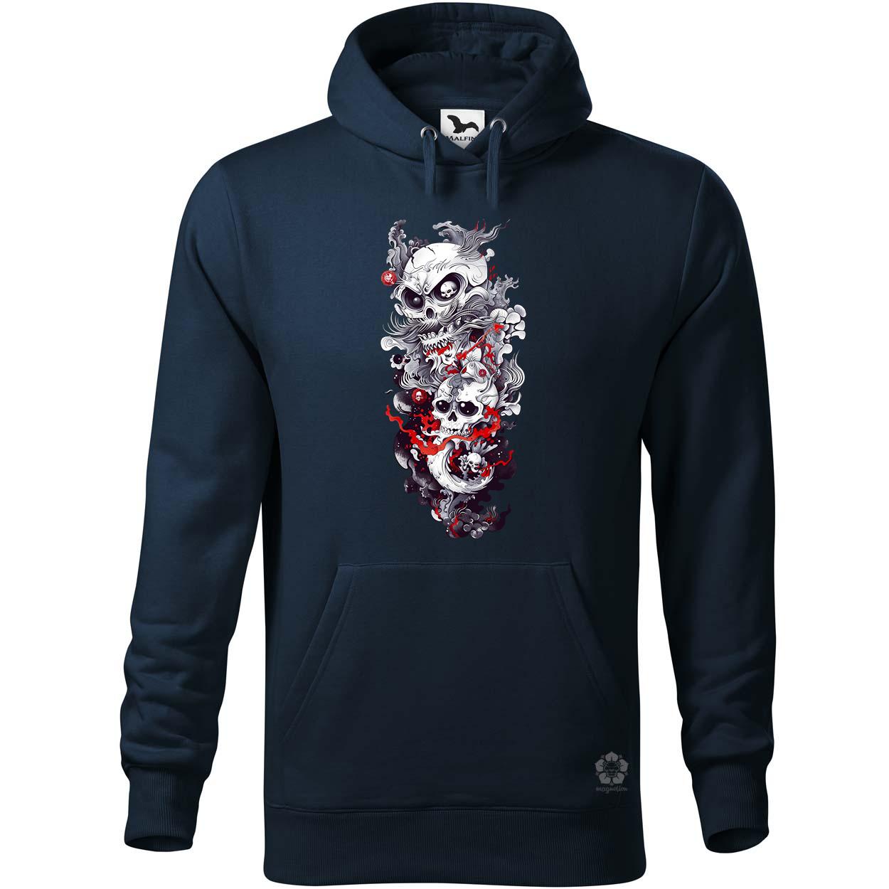 Szörny koponya v3 egyedi  pulóver 