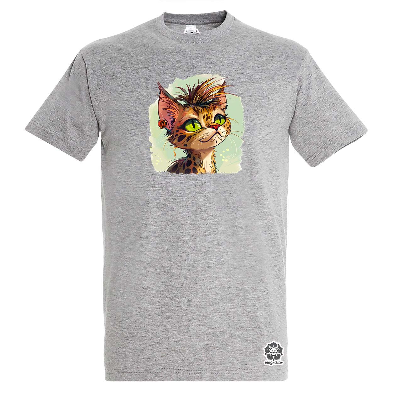 Punk cica v2 egyedi póló 