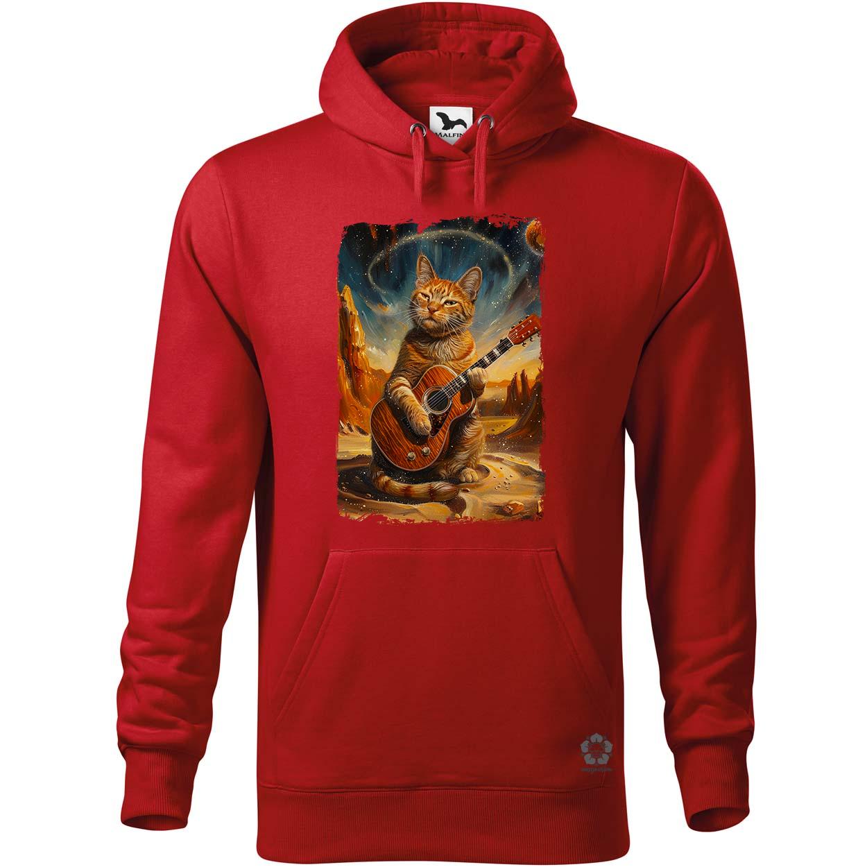Cica gitározik v5 egyedi  pulóver 