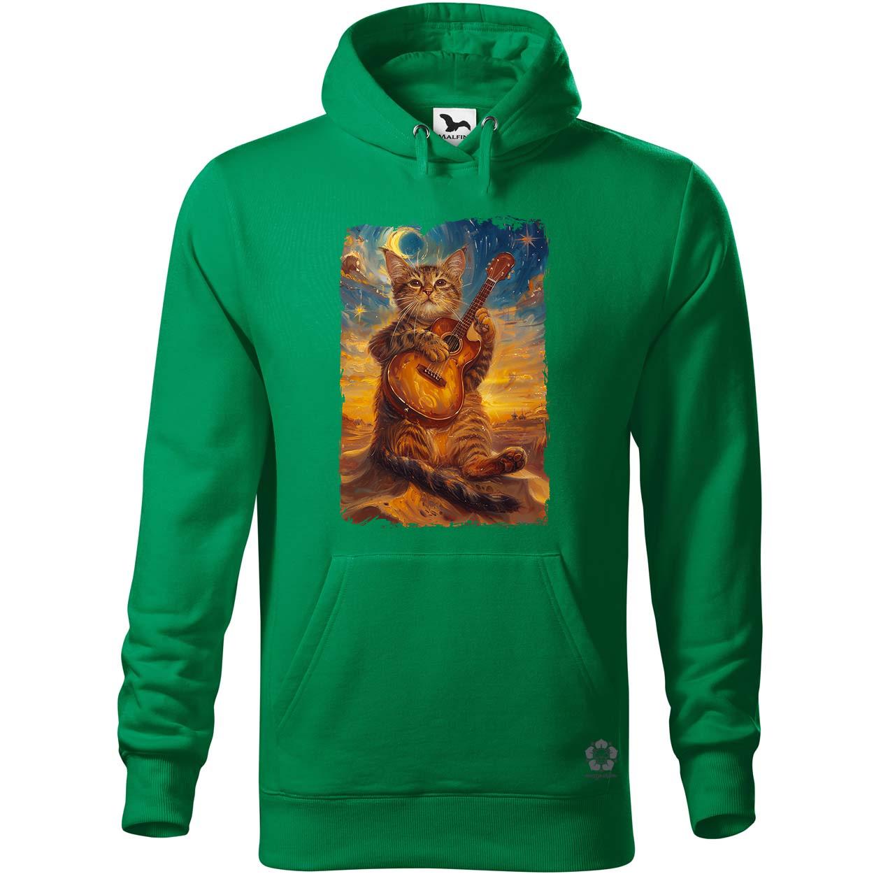 Cica gitározik v6 egyedi  pulóver 