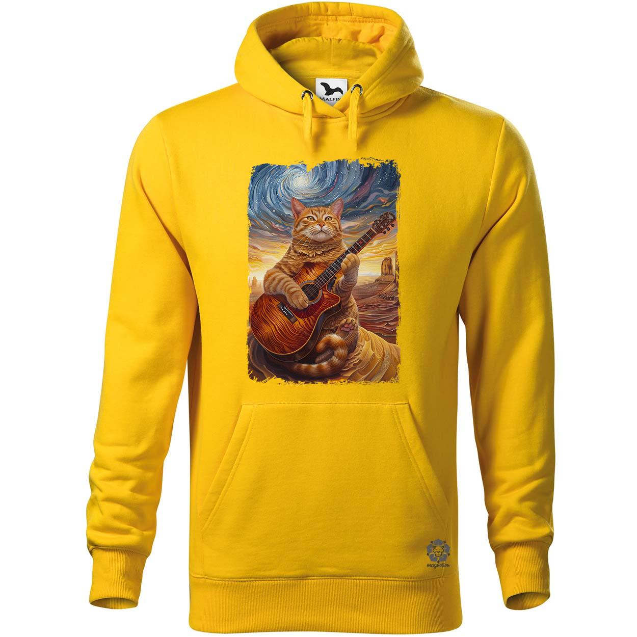 Cica gitározik v8 egyedi  pulóver 