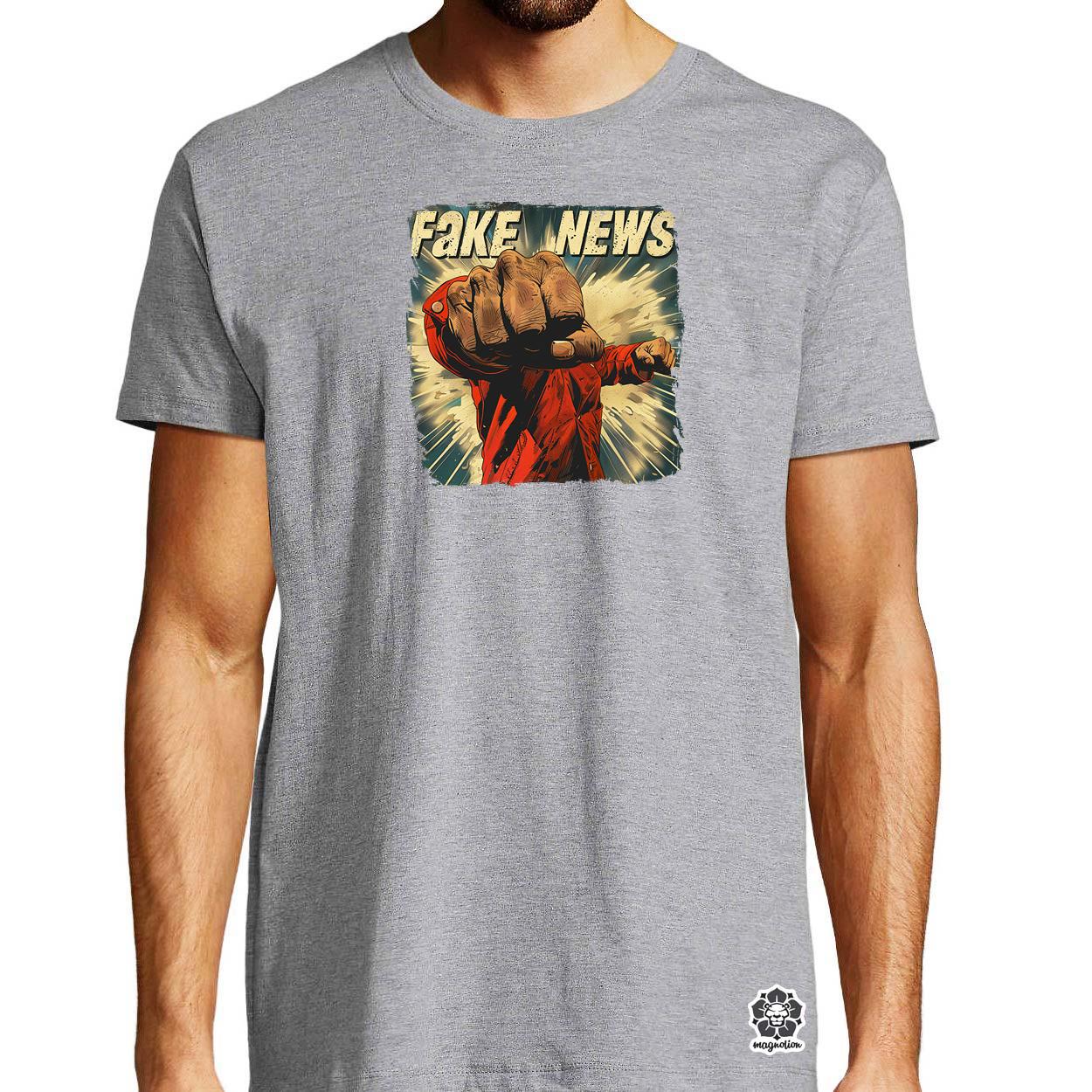 Fake News v5 egyedi póló 
