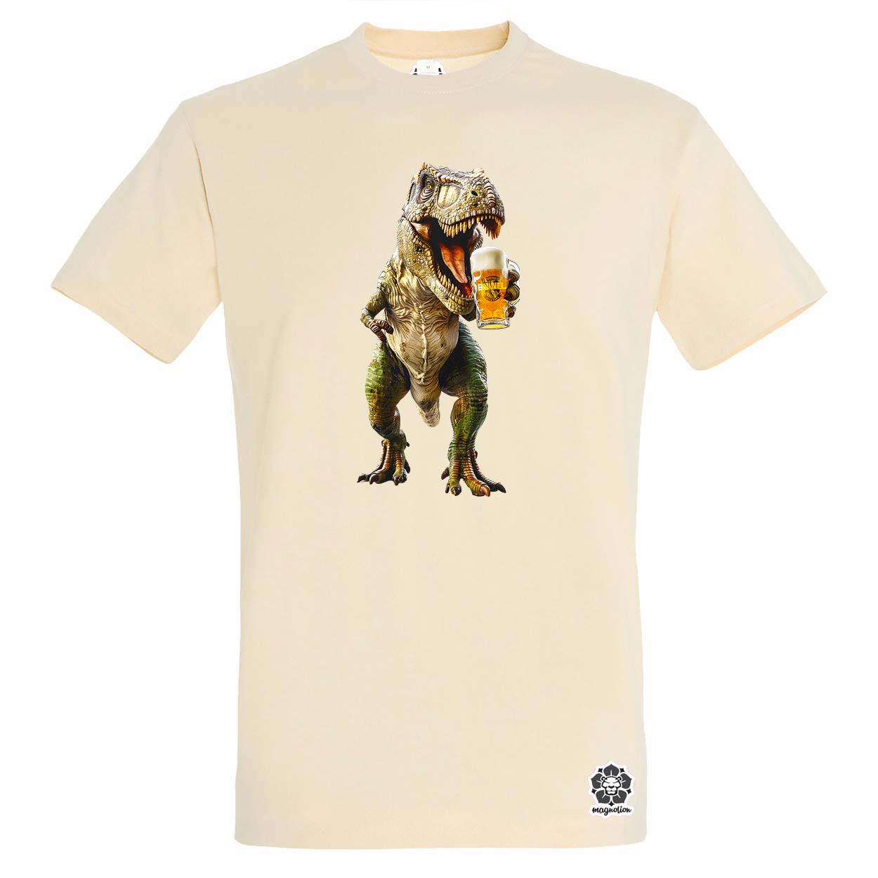 T-rex sörözik v1 egyedi póló 