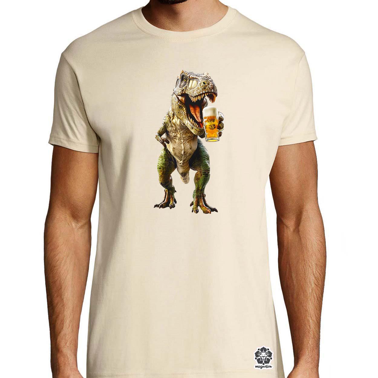 T-rex sörözik v1 egyedi póló 