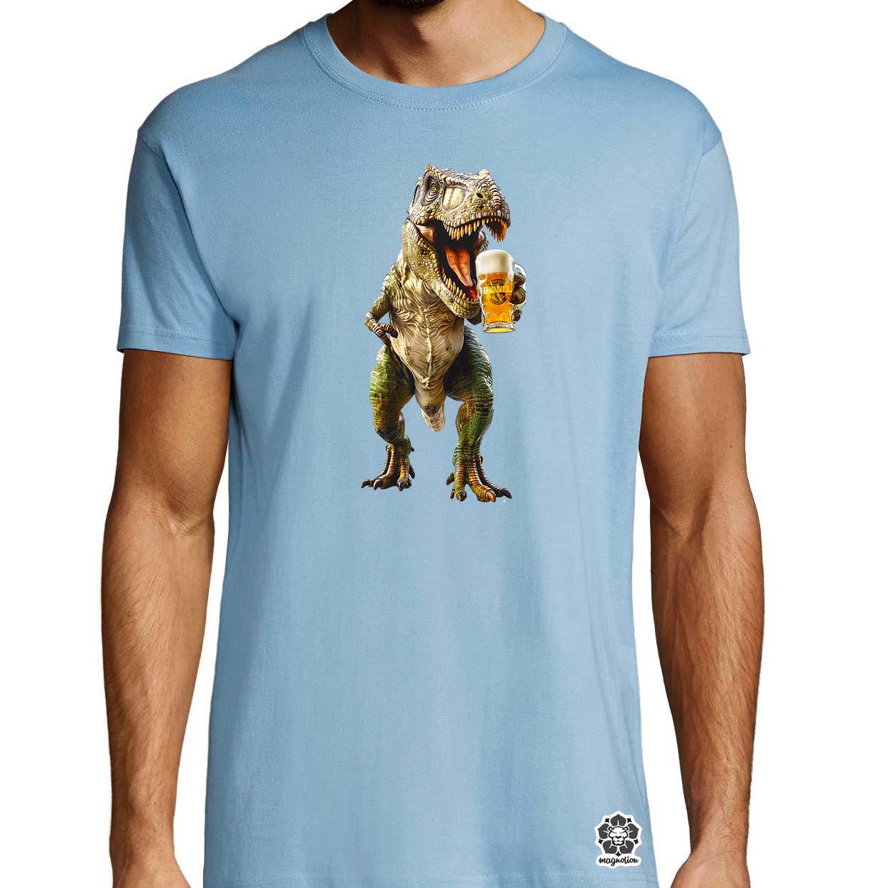 T-rex sörözik v1 egyedi póló 