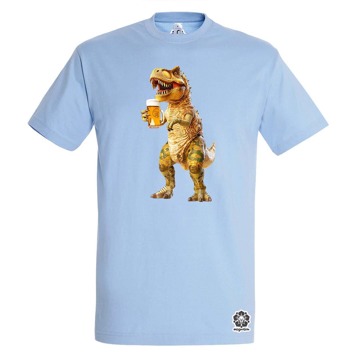 T-rex sörözik v3 egyedi póló 