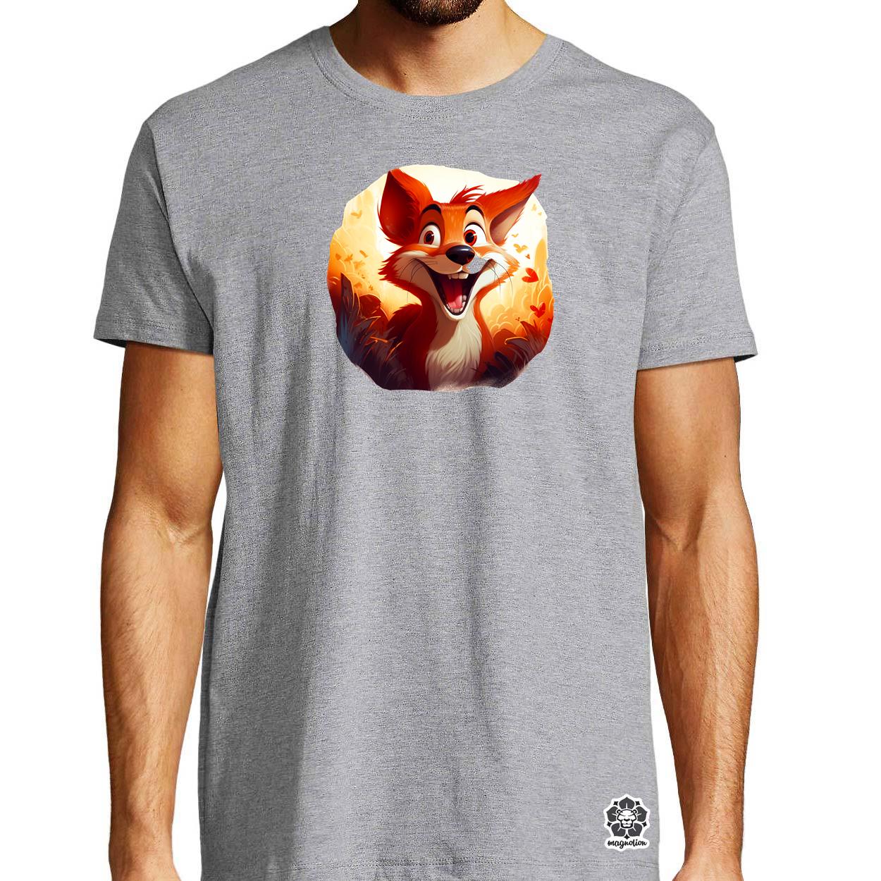 Cuki róka v2 egyedi póló 