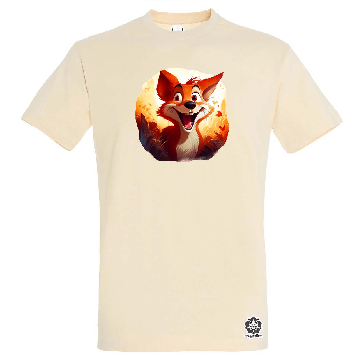 Cuki róka v2 egyedi póló 