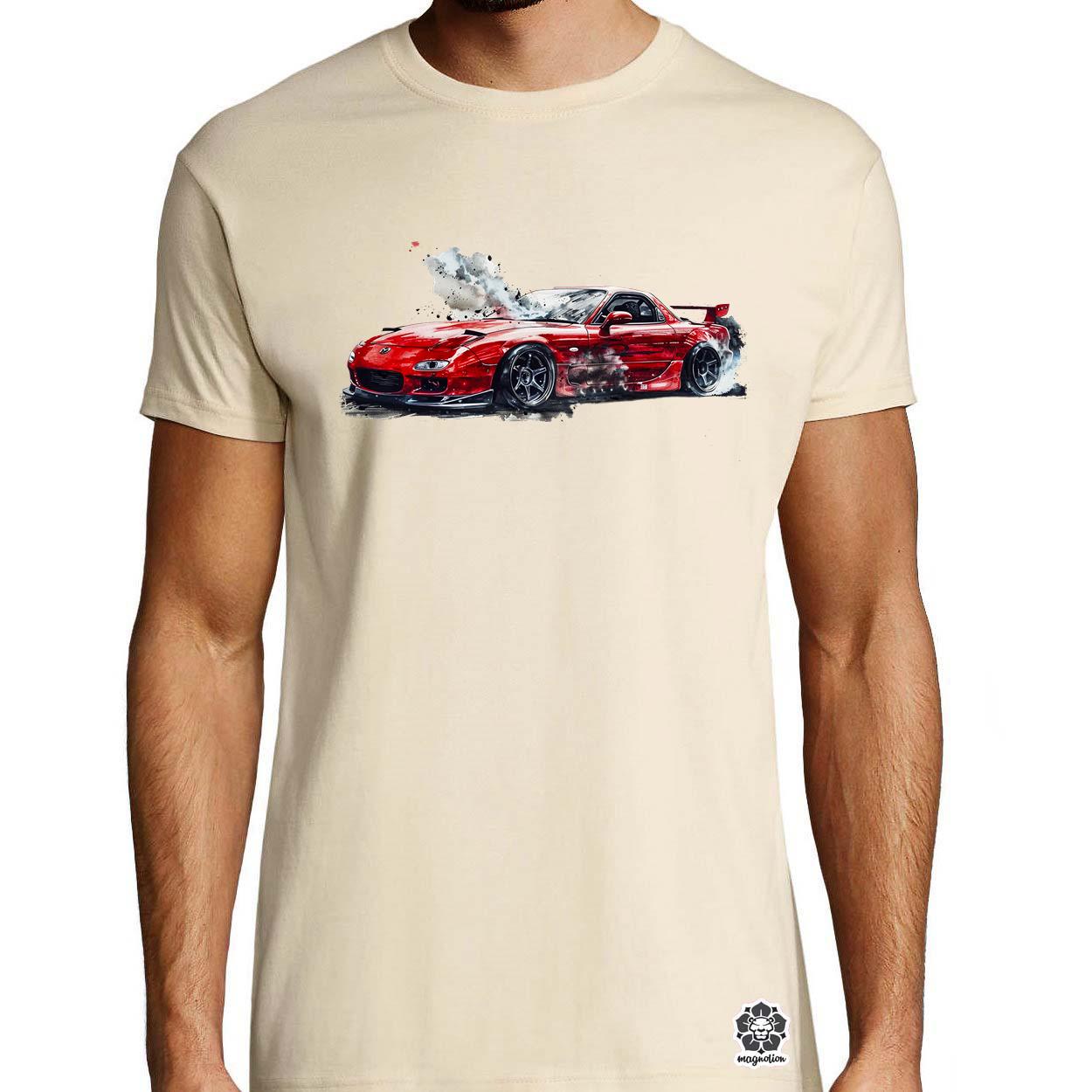Mazda RX 7 v2 egyedi póló 