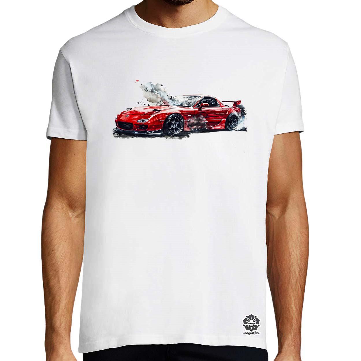 Mazda RX 7 v2 egyedi póló 
