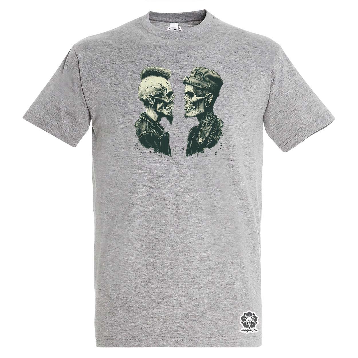 Punk koponyák v1 egyedi póló 