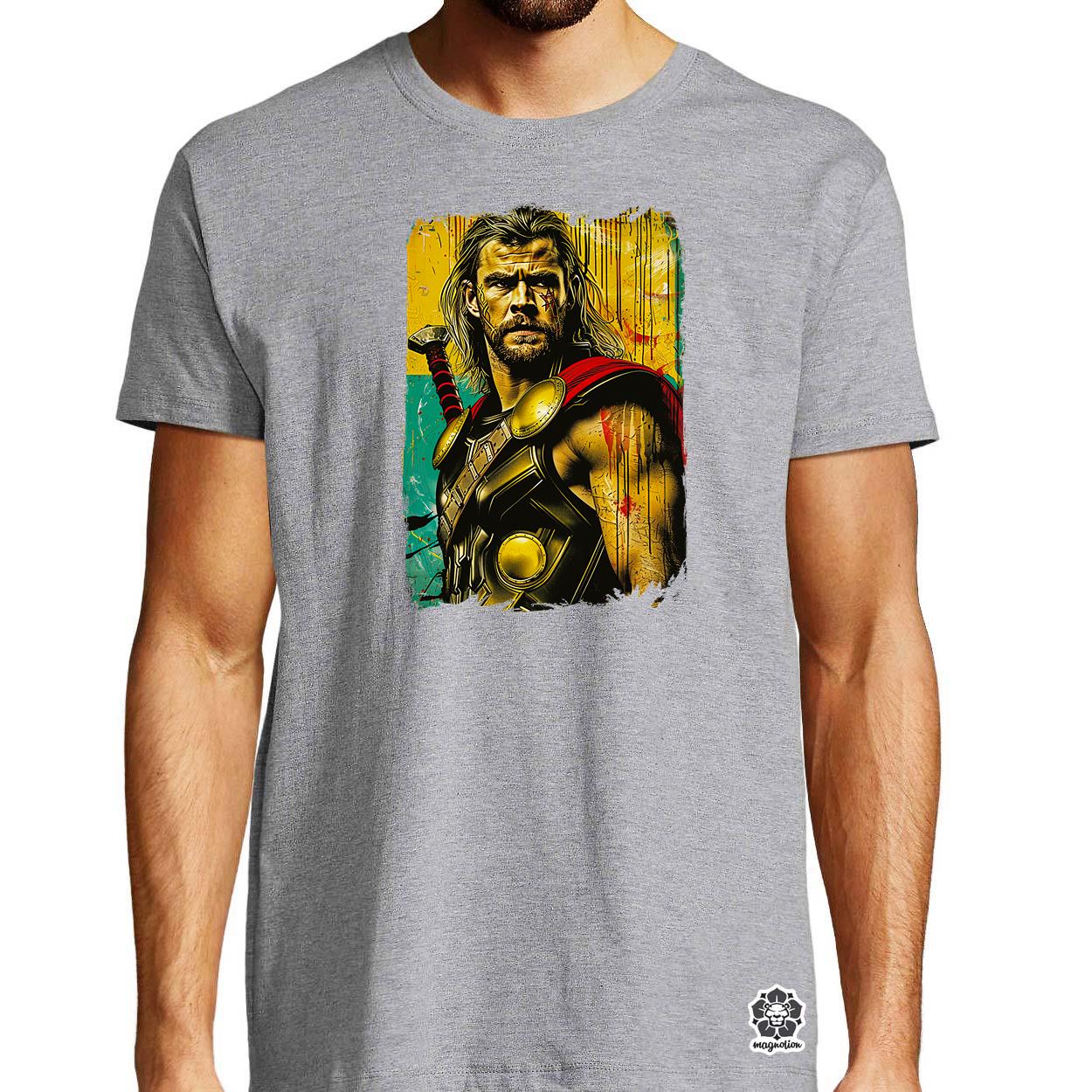 Thor fanart v4 egyedi póló 