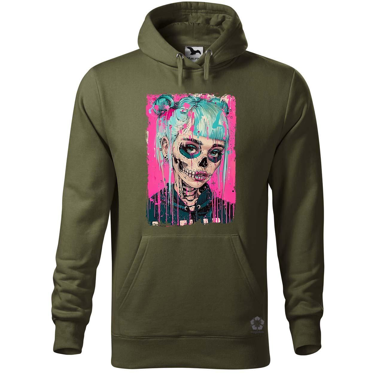 Anime koponya lány v2 egyedi  pulóver 