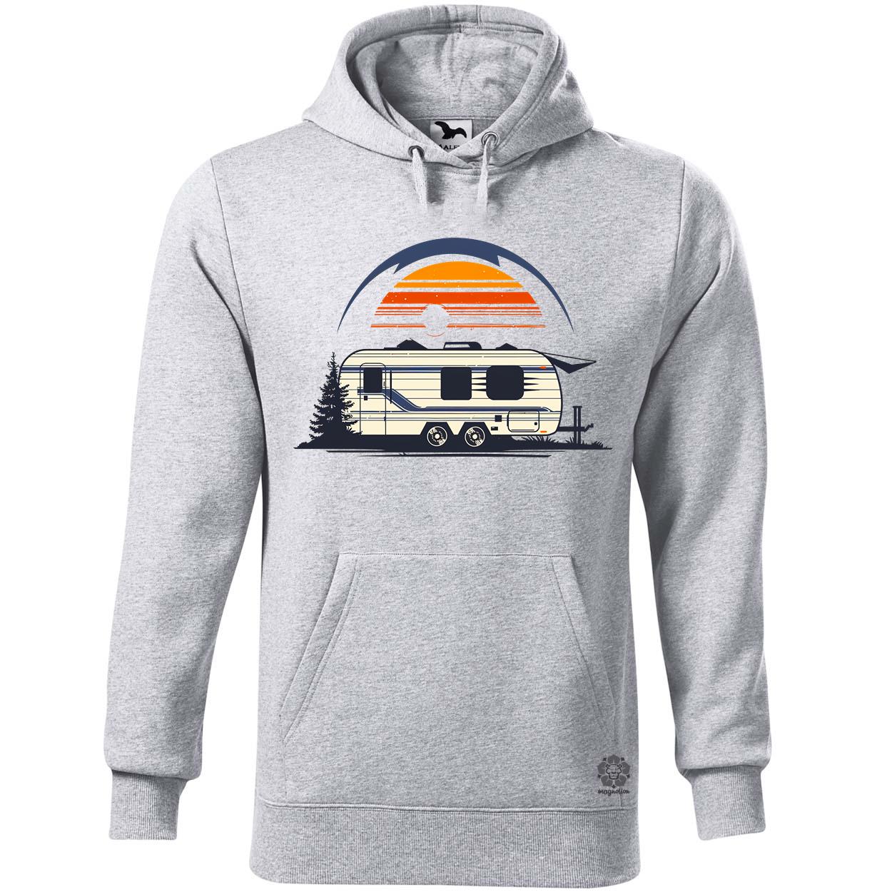 Camper minimál v1 egyedi  pulóver 