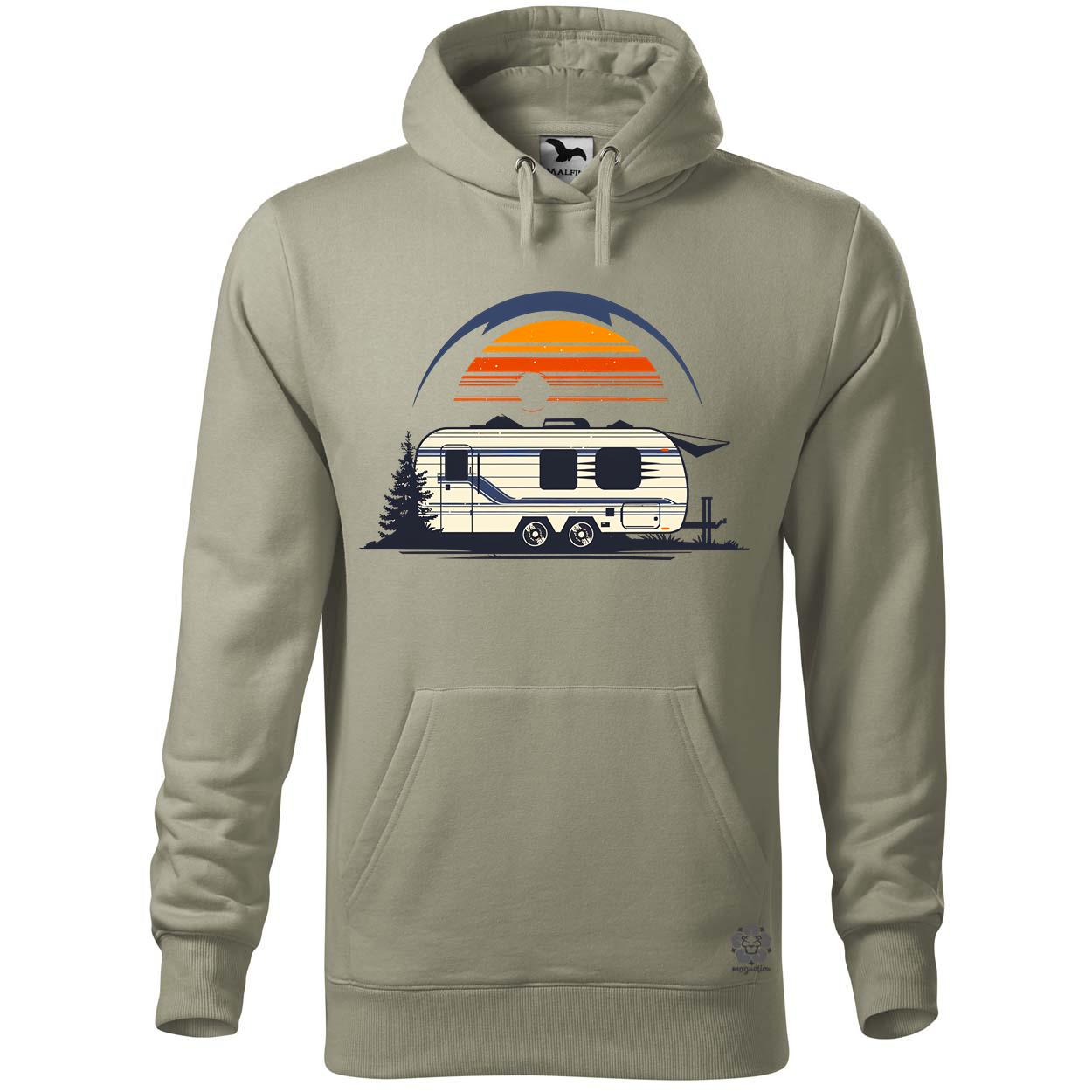 Camper minimál v1 egyedi  pulóver 