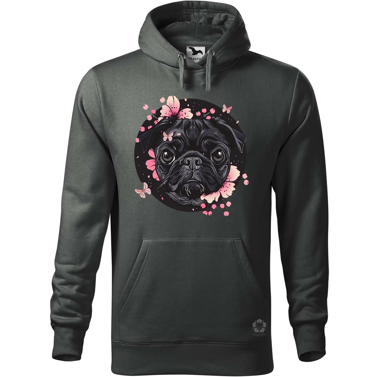 Mopsz és pillangó v3 egyedi  pulóver 