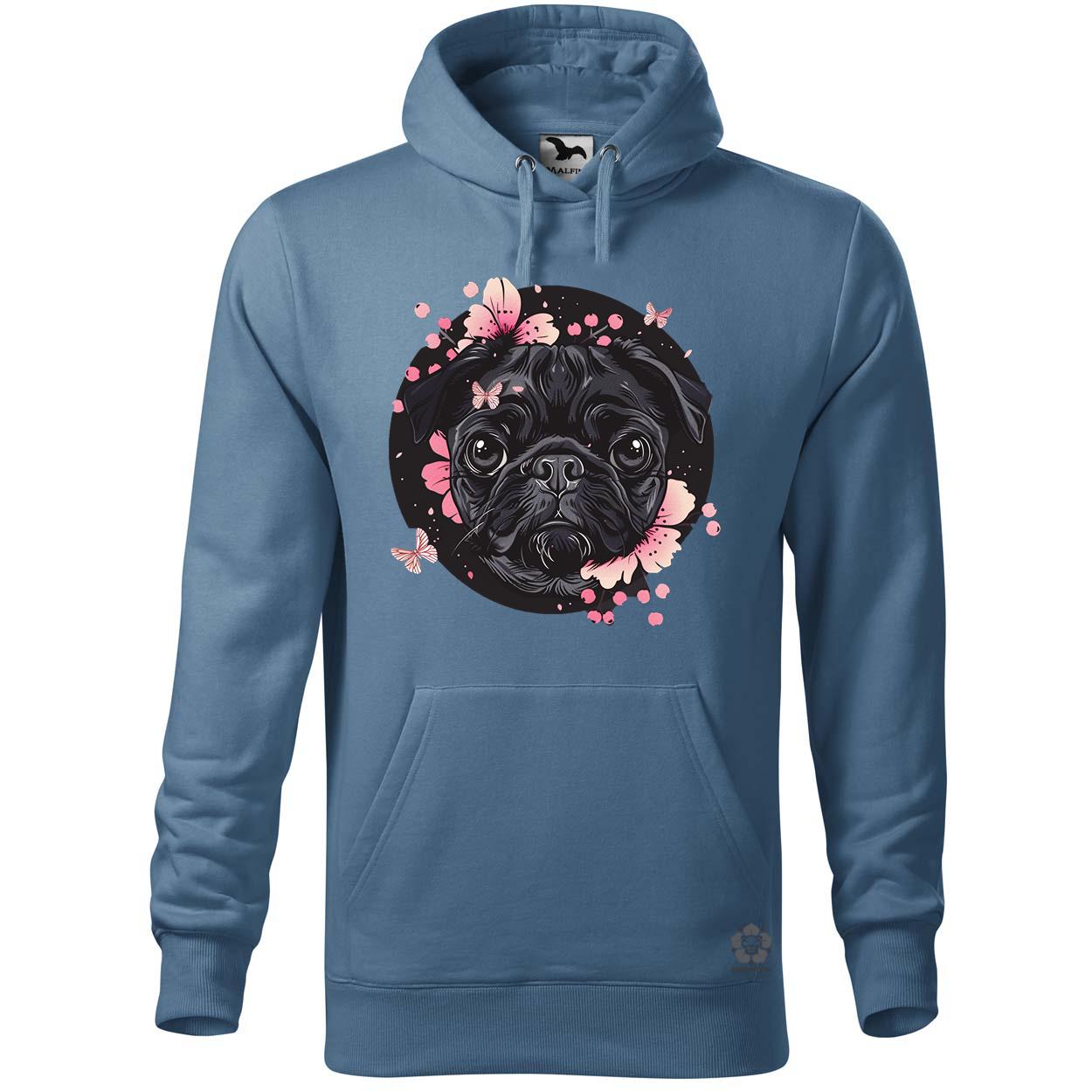 Mopsz és pillangó v3 egyedi  pulóver 