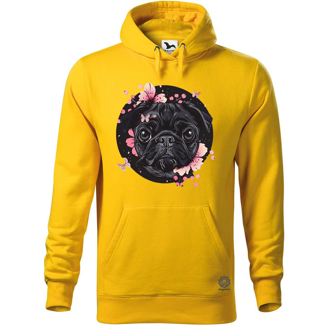 Mopsz és pillangó v3 egyedi  pulóver 