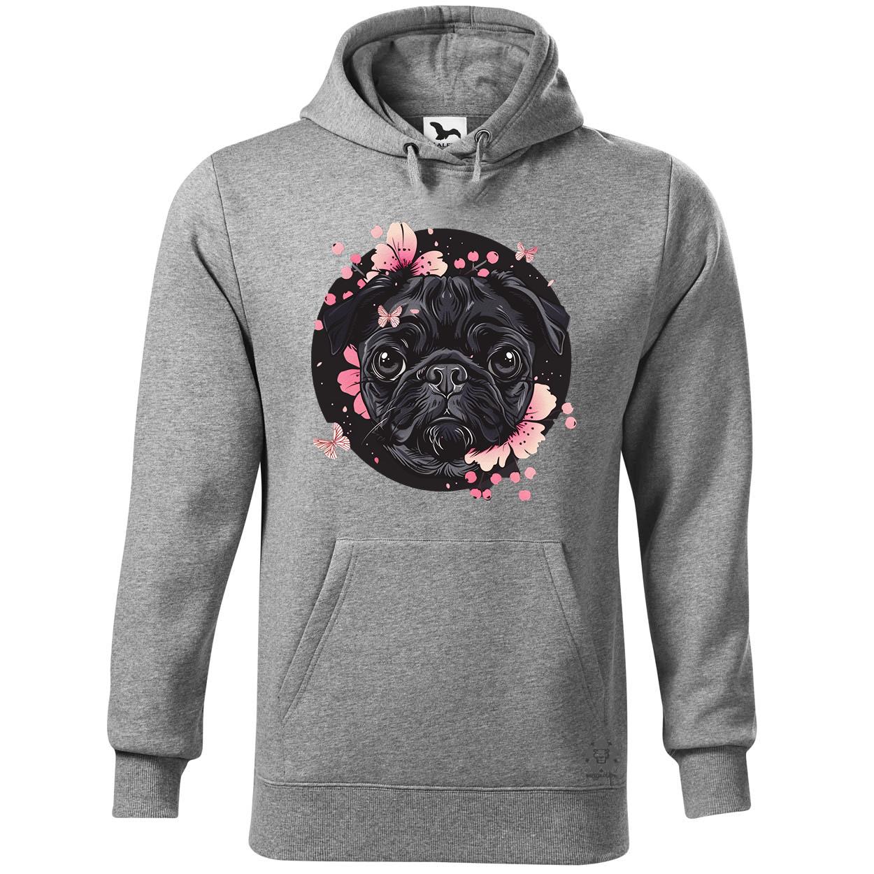 Mopsz és pillangó v3 egyedi  pulóver 