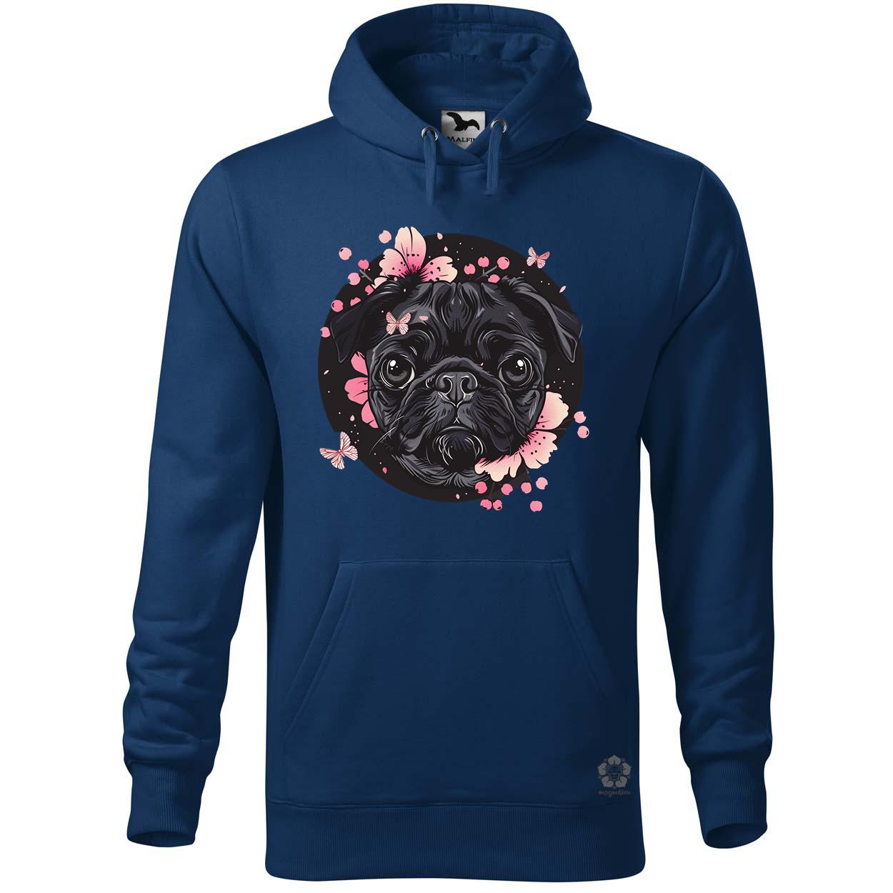 Mopsz és pillangó v3 egyedi  pulóver 