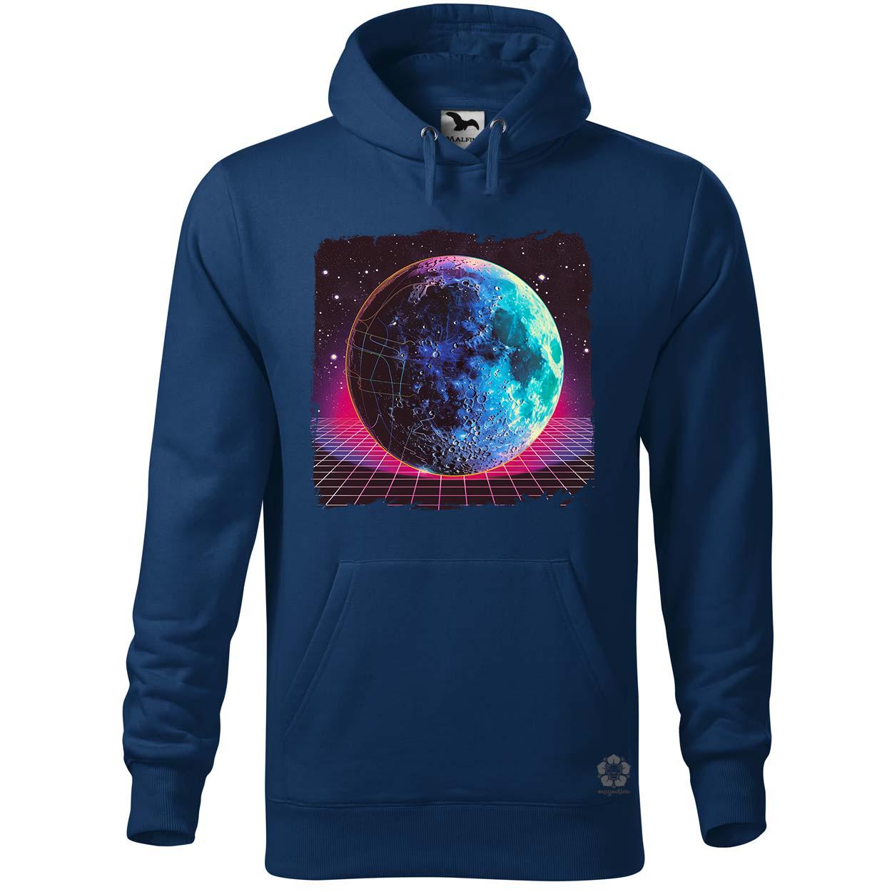 Synthwave hold v3 egyedi  pulóver 