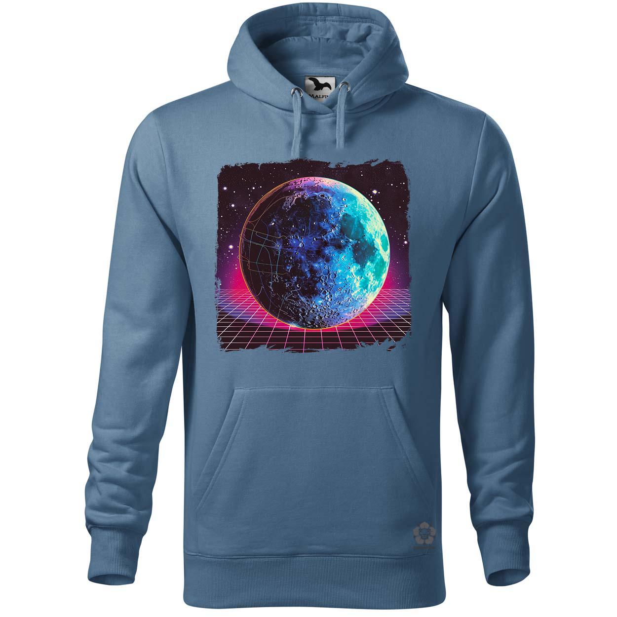 Synthwave hold v3 egyedi  pulóver 