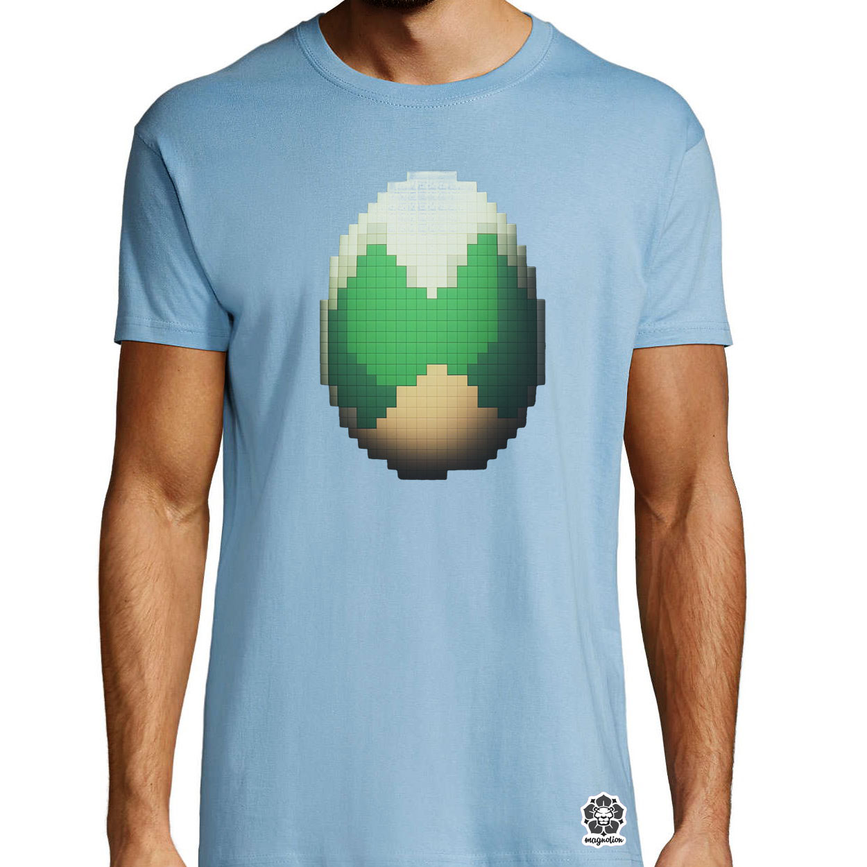 Pixelart tojás egyedi póló 