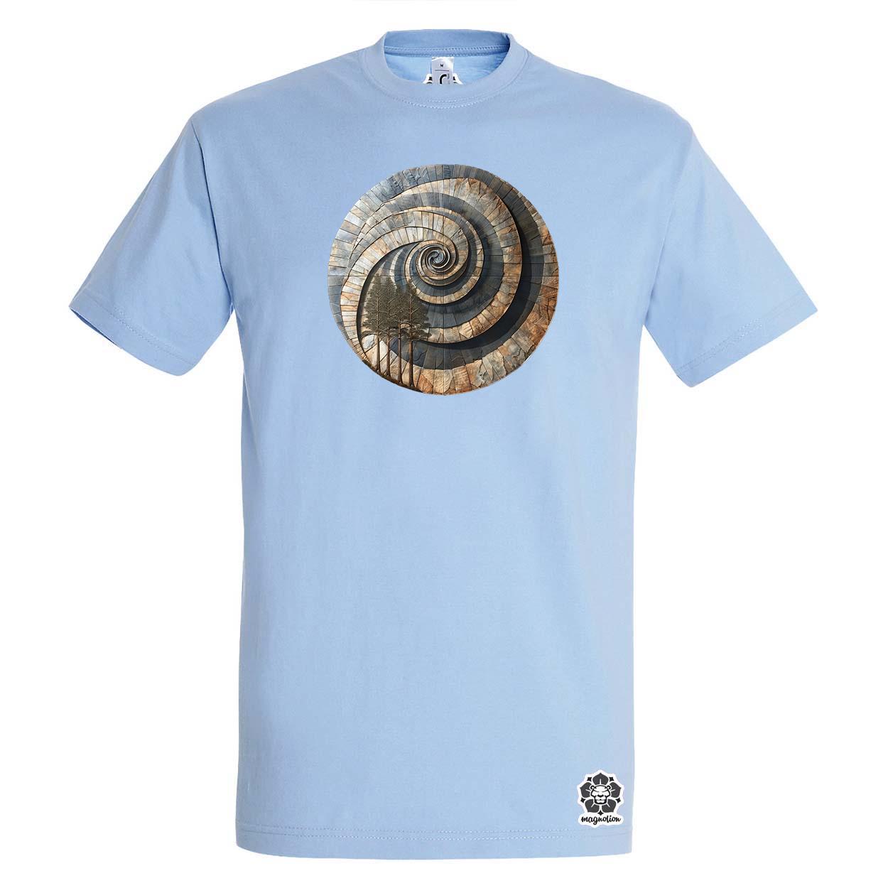 Fibonacci fákkal v1 egyedi póló 