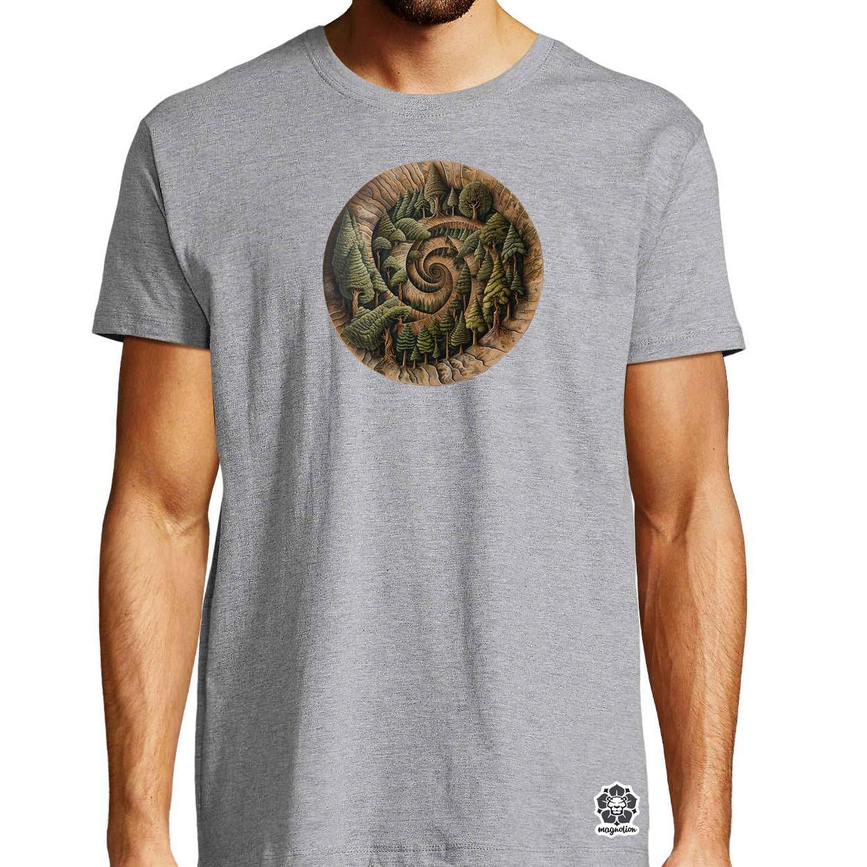 Fibonacci fákkal v5 egyedi póló 