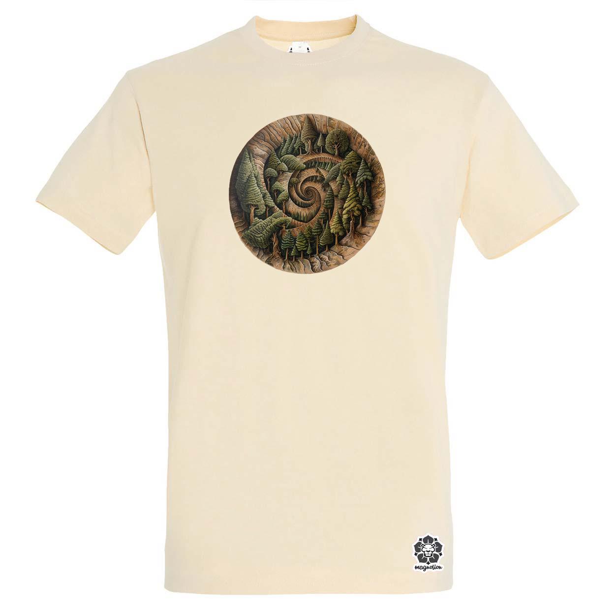 Fibonacci fákkal v5 egyedi póló 