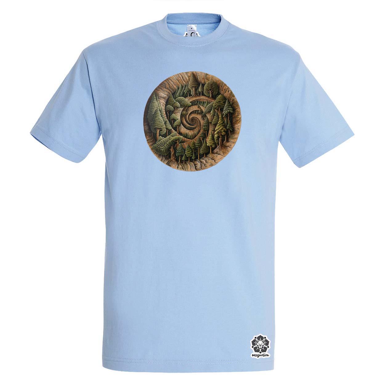 Fibonacci fákkal v5 egyedi póló 