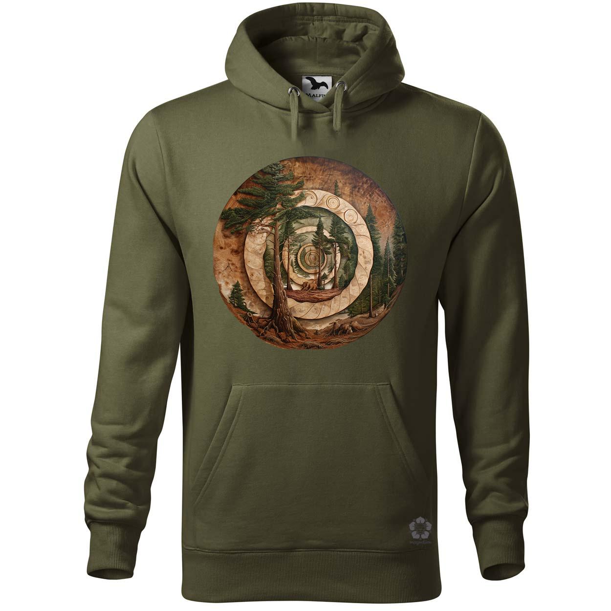 Fibonacci fákkal v8 egyedi  pulóver 