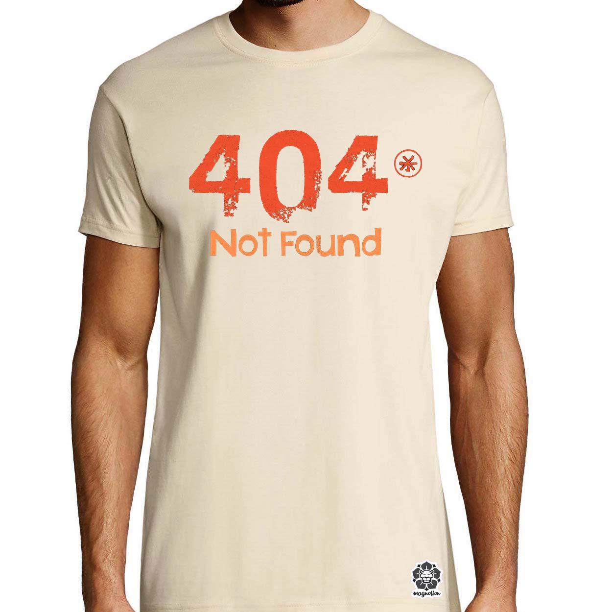 404 not found v10 egyedi póló 