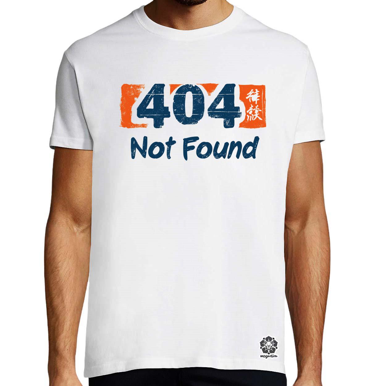 404 not found v5 egyedi póló 