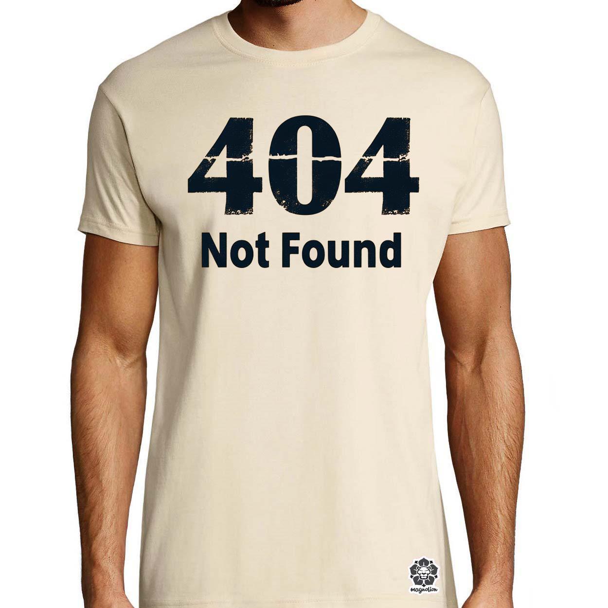404 not found v8 egyedi póló 